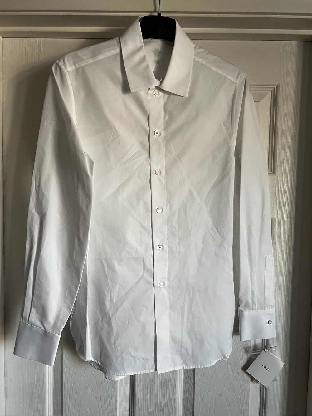 Dior Women's White Button-Down Shirt - Classic Collar